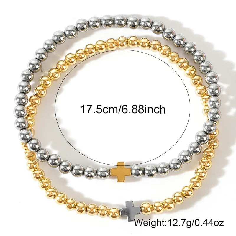 Cross Stretch Bracelet