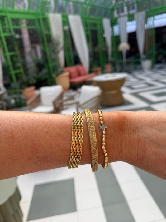Cross Stretch Bracelet